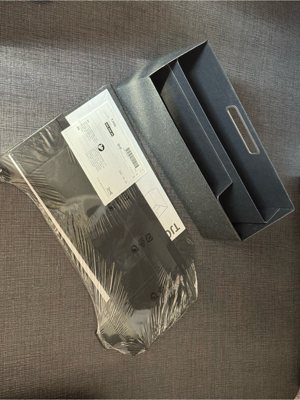 IKEA TJOG Black Magazine/File Holder